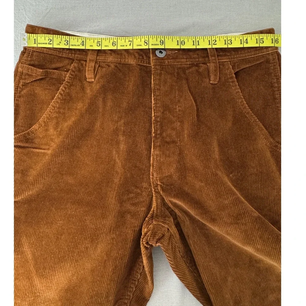 J. Crew Wallace & Barnes Corduroy‎ Painter Pants 31W Amber Brown